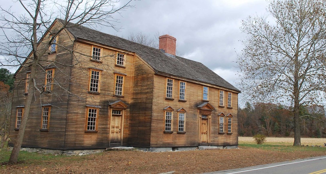 One target of the British expedition was Capt. Barrett's house. But the Americans had moved the supplies stored there days before.