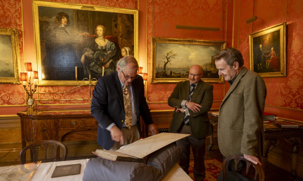 The author reviews documents in the Percy collection with its curator Christopher Hunwick and owner Ralph Percy, the 12th Duke of Northumberland.