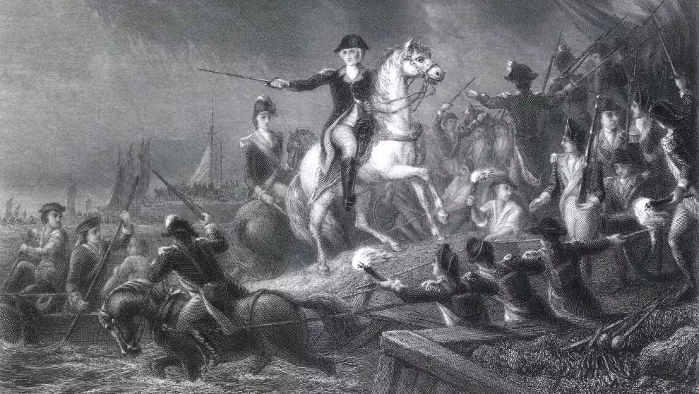 The retreat from Long Island. New York Historical Society